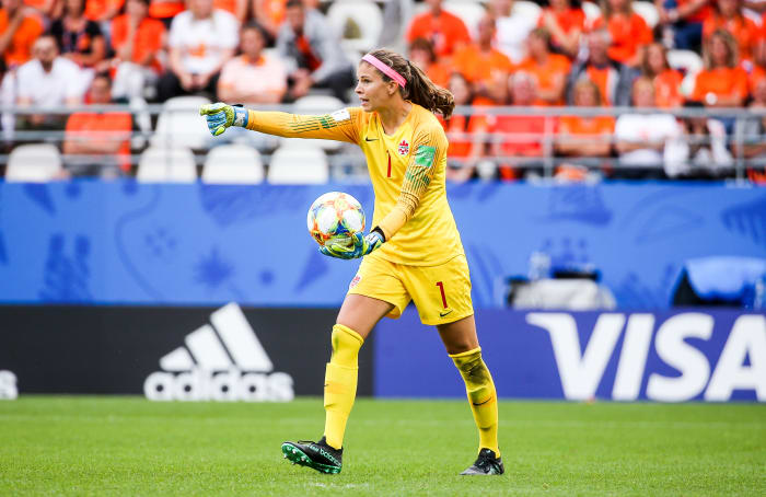 Coming off the high of her 2016 Olympic bronze, the Canadian keeper Labbé became depressed and shut herself in. Now that she's isolated by necessity, she says she's leaning more than ever on her network of friends and contacts.
